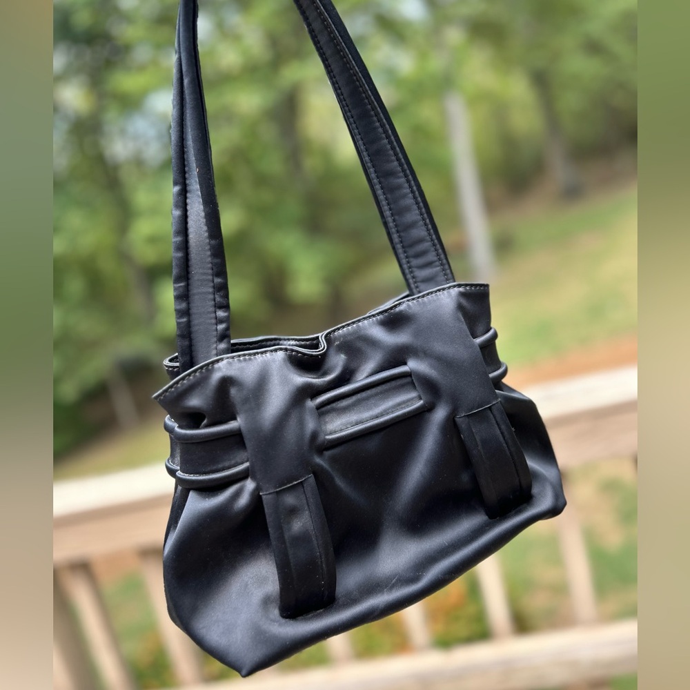 Donald J. Pliner Black Shoulder Bag